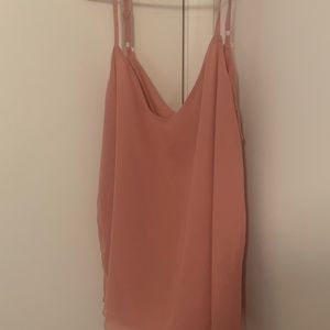 Torrid Sophie Dusty Pink Double Layer Cami